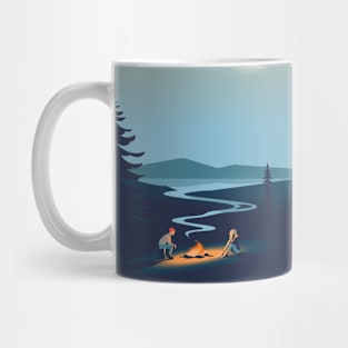 Flowing campfire Mug